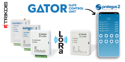 Flexibele draadloze toegangscontrole met het GATOR RF-LoRa systeem Flexibele draadloze toegangscontrole met het GATOR RF-LoRa systeem