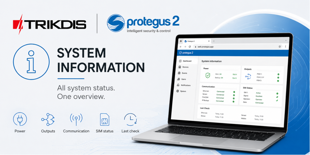 Uitgebreide systeeminformatiepagina in Protegus 2 Uitgebreide systeeminformatiepagina in Protegus 2