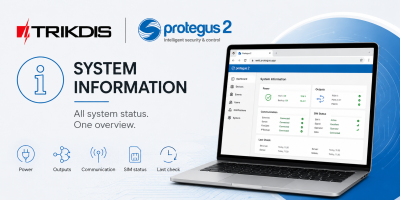 Uitgebreide systeeminformatiepagina in Protegus 2 Uitgebreide systeeminformatiepagina in Protegus 2
