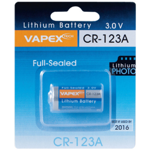 CR123A lithiumbatterij 3 V (1300 mAh)