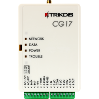 Trikdis CG17 4G GSM compacte beveiligingscentrale Trikdis CG17 4G GSM compacte beveiligingscentrale