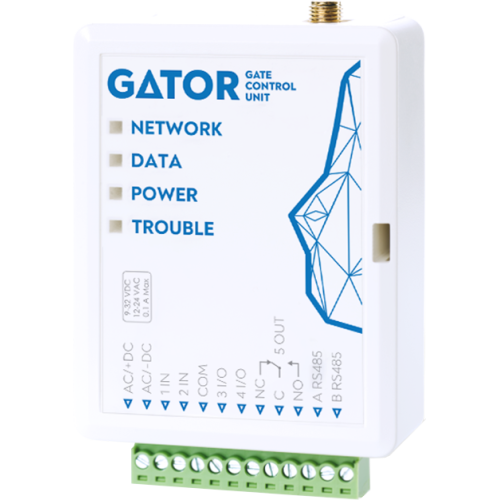 Trikdis GV17 - GATOR slimme 4G GSM / IP poortcontroller Trikdis GV17 - GATOR slimme 4G GSM / IP poortcontroller