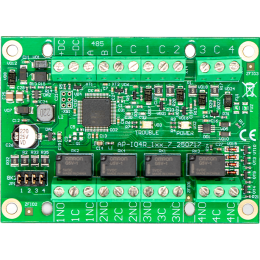 Trikdis IO4R (IO-4R) – GATOR I/O-uitbreidingsmodule (4 ingangen / 4 relais)