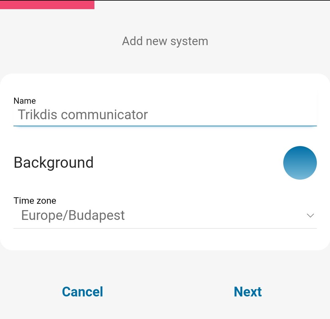 Name and time zone